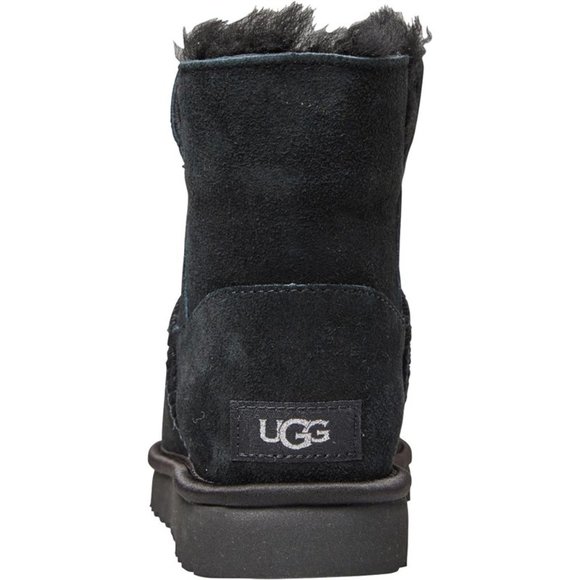 UGG Womens Classic Bling Mini Boots Black - Picture 4 of 5